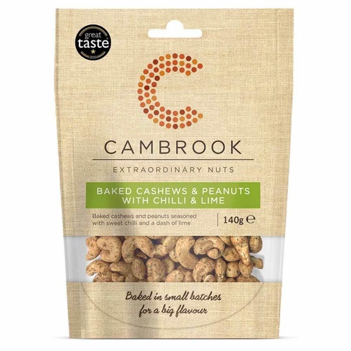 [201214-BB] Cambrook Cashews and Peanuts with Chilli and Lime 140g