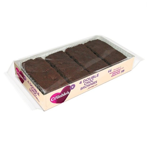 [201218-BB] Mrs Crimbles Gluten Free Double Chocolate Brownies 190g