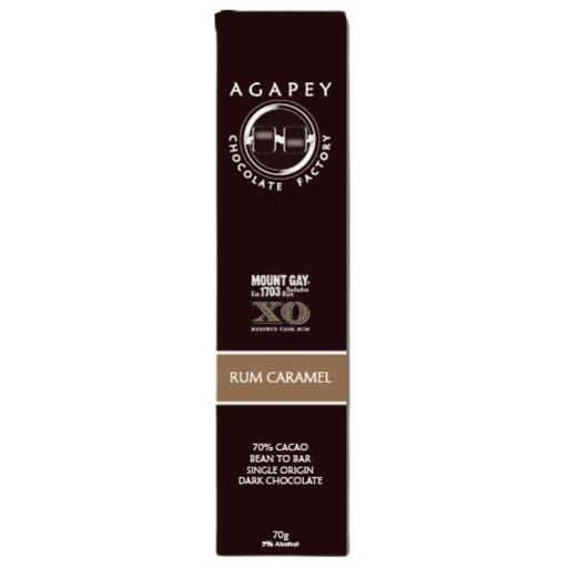 [201242-BB] Agapey Mount Gay XO Rum Chocolate Bar 70g