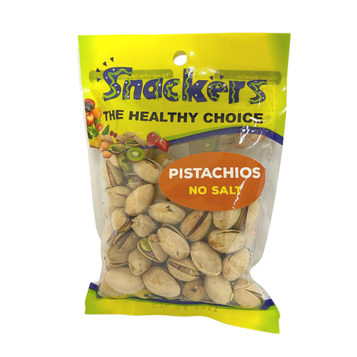 [201254-BB] Snackers Pistachios Unsalted 3oz