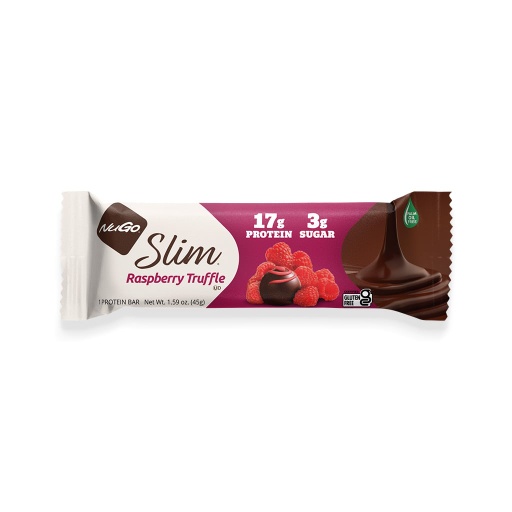 [201454-BB] NuGo Nutrition Slim Raspberry Truffle Bar 1.59oz