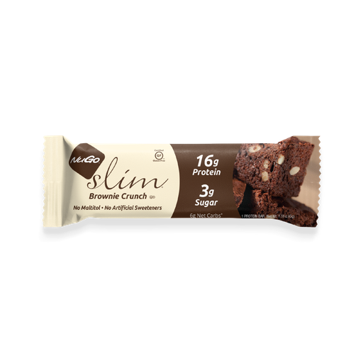 [201455-BB] NuGo Nutrition Slim Brownie Crunch Bar 1.59oz