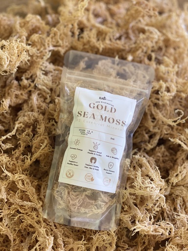 [201564-BB] R A Wellness Gold Sea Moss 2oz