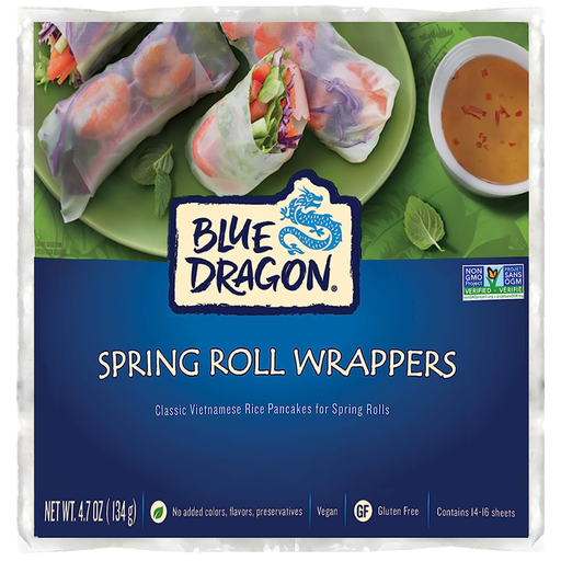 [201811-BB] Blue Dragon Spring Roll Wrappers 4.7oz