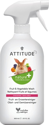 [166135-BB] Attitude Fruit and Vegetable Wash Unscented 27oz