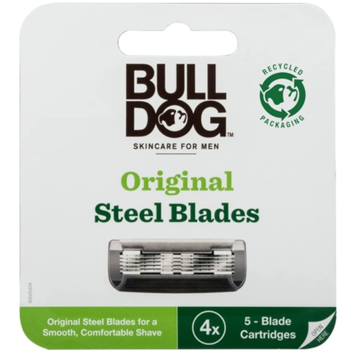 [201967-BB] Bulldog Original Steel Blades 4pk