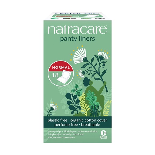 [201994-BB] Natracare Normal Panty Liners Individually  Wrapped 18ct