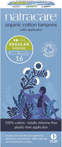 [201996-BB] Natracare Regular Tampons With Applicator 16ct
