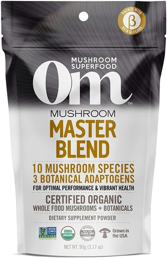 [202008-BB] Om Master Blend Organic Mushroom Powder 3.17oz