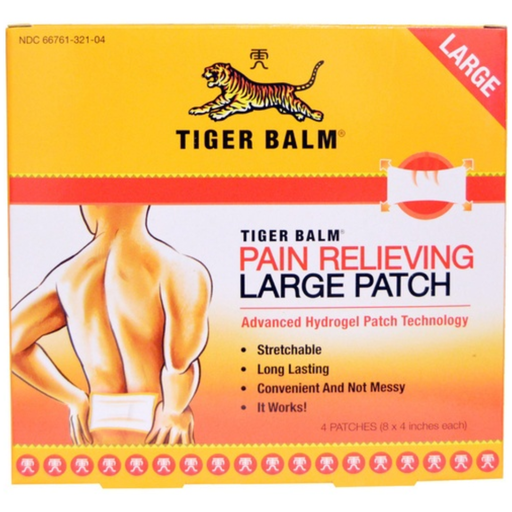 [202040-BB] Tiger Balm Pain Relieving Patch Large 4ct