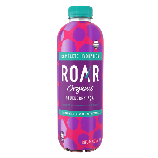 [202272-BB] Roar Organic Blueberry Acai Electrolyte Water 18oz