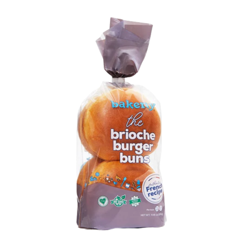 [202298-BB] Bakerly Brioche Burger Buns 4ct