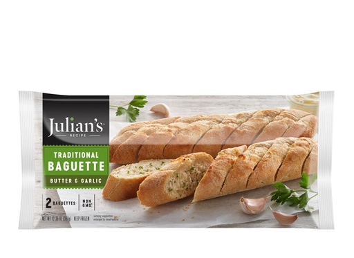[202304-BB] Julian's Recipe Traditional Butter and Garlic Baguette 12.3oz