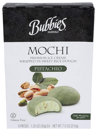 [202374-BB] Bubbies Hawaii Pistachio Mochi 7.5oz