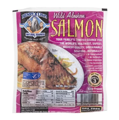 [202419-BB] Henry & Lisa Natural Seafood Grab N' Go Wild Alaskan Salmon 4oz