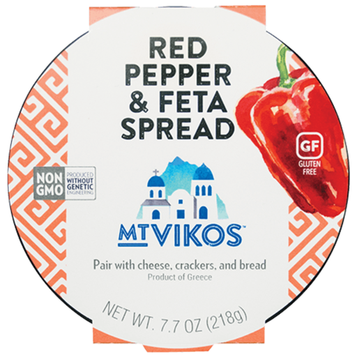 [202449-BB] Mt Vikos Red Pepper and Feta Spread 7.6oz