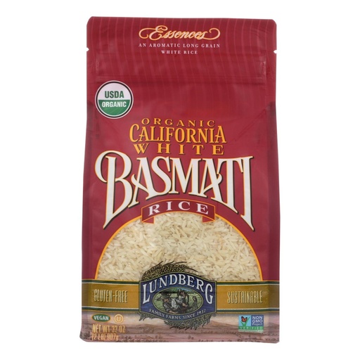 [202464-BB] Lundberg Family Farms California White Basmati Rice 2lb