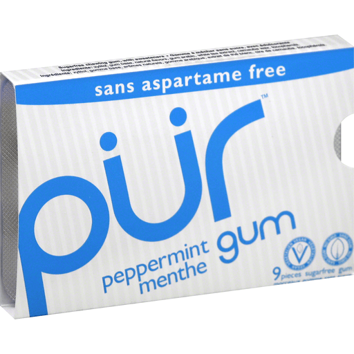 [202503-BB] Pur Gum Sugar Free Peppermint Gum 9CT