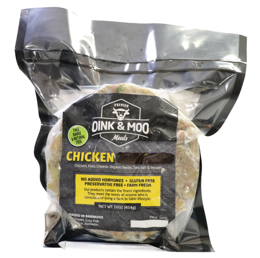 [202843-BB] Oink & Moo Meats Chicken Burgers 3pk
