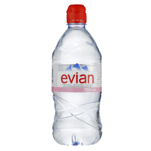 [203722-BB] Evian Plastic Sports Cap Water 750ml