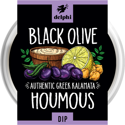 [203758-BB] Delphi Black Olive Houmous Dip 170g