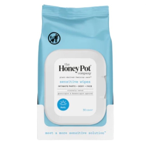[204403-BB] The Honey Pot Sensitive Wipes 30CT