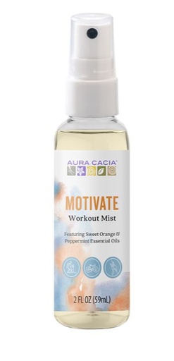 [204413-BB] Aura Cacia Motivate Workout Mist 2oz