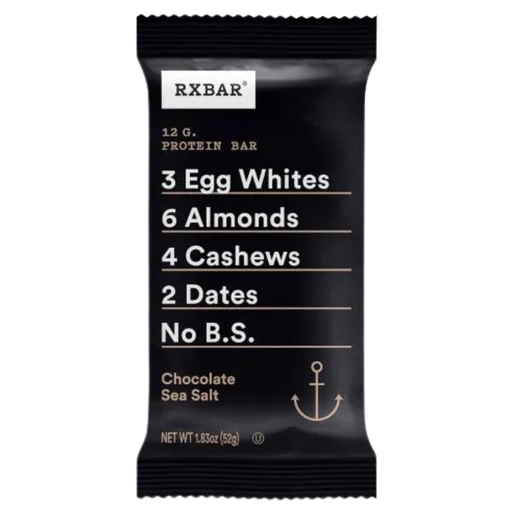 [204489-BB] RxBar Chocolate Sea Salt Protein Bar 52g