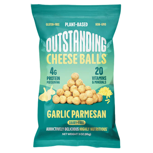 [204522-BB] Outstanding Foods Vegan Garlic Parmesan Cheese Balls 3oz