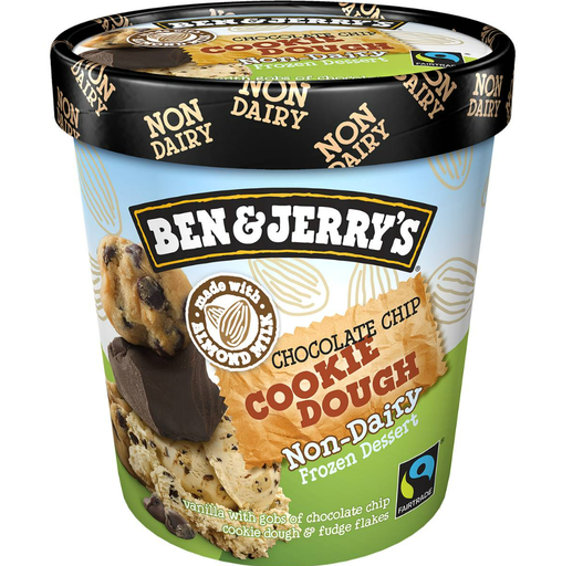 [204537-BB] Ben and Jerry's Non Dairy Plant Based Chocolate Chip Cookie Dough Ice Cream 