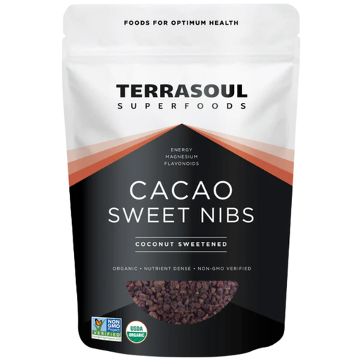 [204618-BB] Terrasoul Superfoods Cacao Nibs Sweet 16oz
