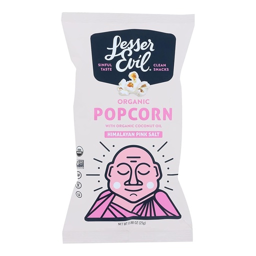 [204629-BB] Lesser Evil Popcorn Himalayan Pink .88oz