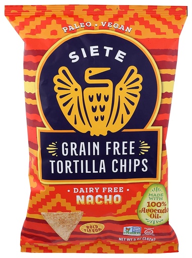 [204631-BB] Siete Tortilla Chips Nacho 1oz