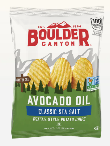 [204634-BB] Boulder Canyon Avocado Oil Classic Salt Chips 1.25oz