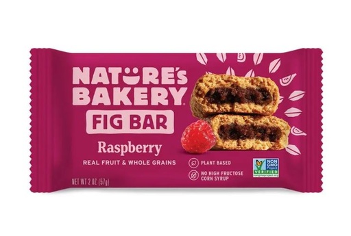 [204677-BB] Nature's Bakery Whole Wheat Fig Bar Raspberry 2oz
