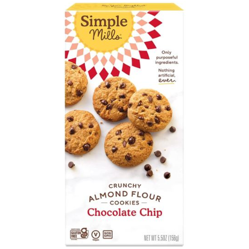 [204681-BB] Simple Mills Crunchy Chocolate Chip Cookies 5.5oz