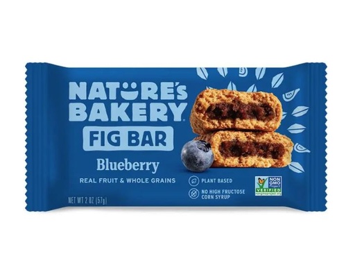 [204685-BB] Nature's Bakery Whole Wheat Fig Bar Blueberry 2oz