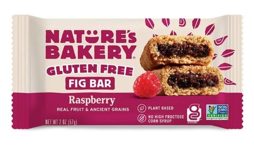[204687-BB] Nature's Bakery Gluten Free Fig Bar Raspberry 2oz