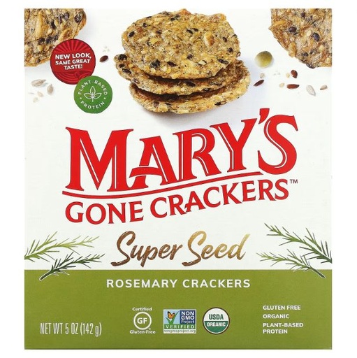 [204692-BB] Mary's Gone Crackers Rosemary 5oz