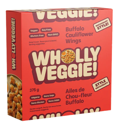 [204694-BB] Wholly Veggie Plant-Based Buffalo Wings 13.2oz