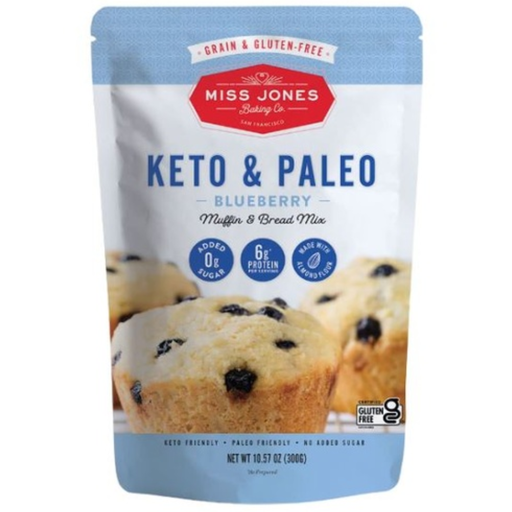 [204698-BB] Miss Jones Keto & Paleo Blueberry Muffin Mix 10.57oz