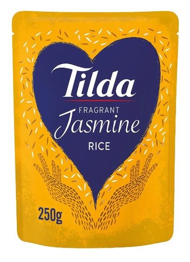 [204728-BB] Tilda Microwave Fragrant Jasmine Rice 250g