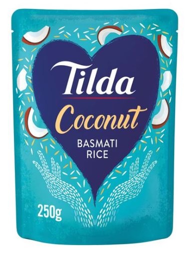 [204730-BB] Tilda Microwave Coconut Basmati Rice 250g