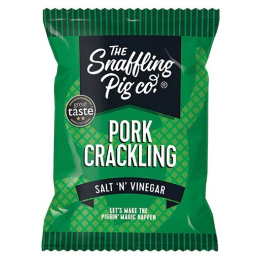 [204746-BB] Snaffling Pig Salt & Vinegar Pork Crackling 45g