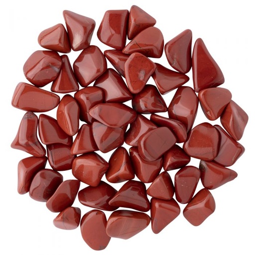 [204758-BB] Red Jasper Flat Tumblestone 20-40mm