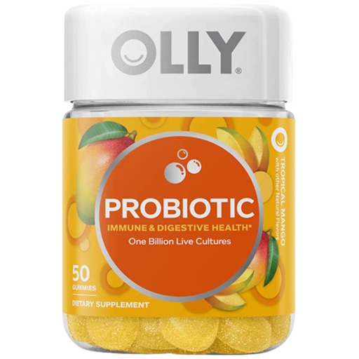 [204803-BB] Olly Probiotic Gummies Tropical Mango 50ct