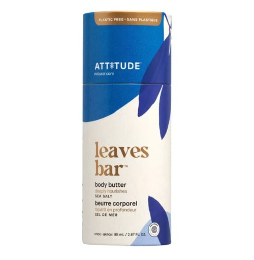 [204845-BB] Attitude Leaves Bar Body Butter Sea Salt 85 ml