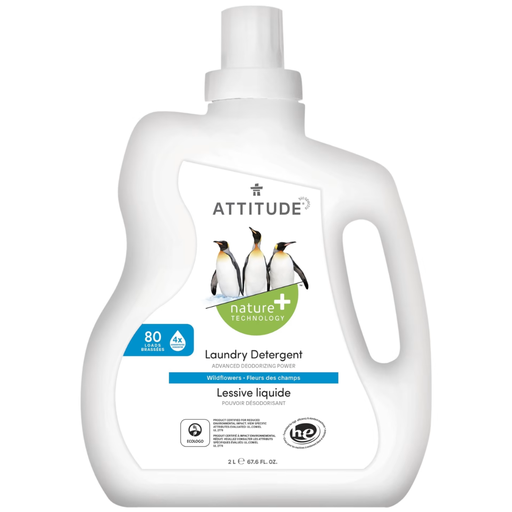 [204851-BB] Attitude Laundry Detergent Wildflowers 2L - 80 loads