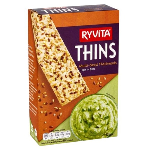 [204853-BB] RYVITA Thins Multi-Seed 125g