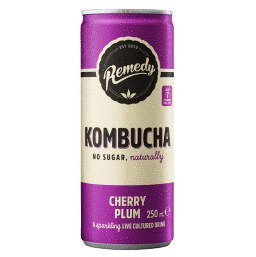 [204867-BB] Remedy Kombucha Cherry Plum 250ml